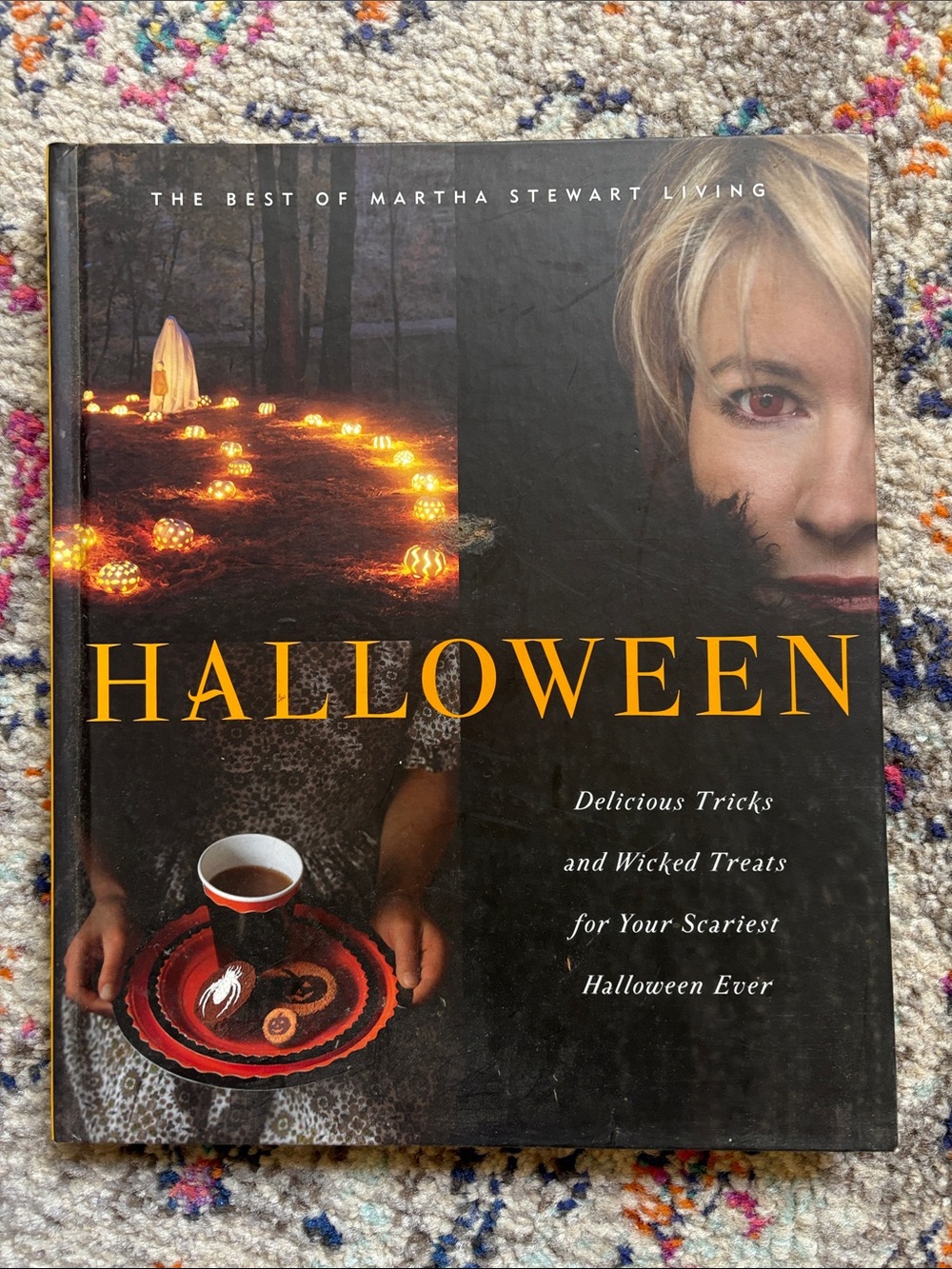 Martha Stewart Halloween Cookbook - Black & Orange with Red Accents